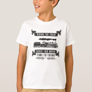 Locomotief Railroad Treinen Trein Chauffeur Gift I T-shirt