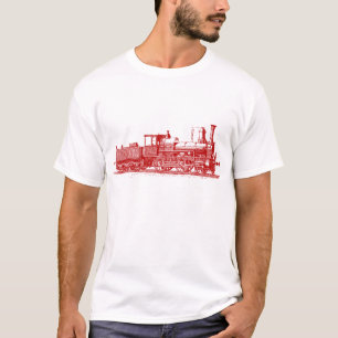Locomotief - Robijnrood T-shirt