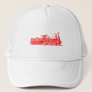 Locomotief - rood trucker pet