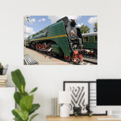 Locomotief, Sovjetstoomlocomotief P36-0001. B... Poster (Thuiskantoor)
