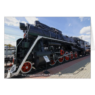 Locomotief, sovjetstoomlocomotief P-0001 Pobe...