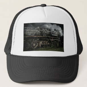 locomotief stoommachine trein spoor spoorweg trucker pet