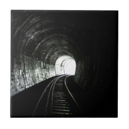 Locomotief tunnel tegeltje