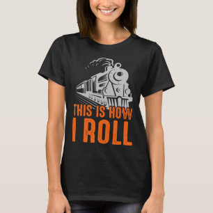 Locomotief Zo rol ik de trein T-shirt