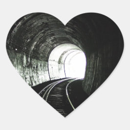 Locomotieftunnel Hart Sticker