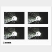 Locomotieftunnel Rechthoekige Sticker (Vel)