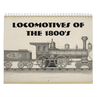 Locomotieven van de jaren 1800 kalender