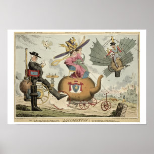 Locomotion - Waling by Steam, Riding by Steam, Fl Poster