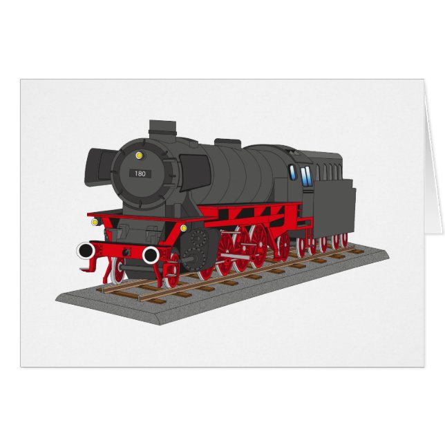 Locomotive à vapeur (Devant horizontal)