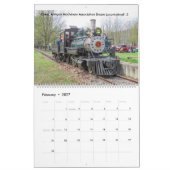 Locomotive à vapeur 2024 Calendrier (Feb 2027)
