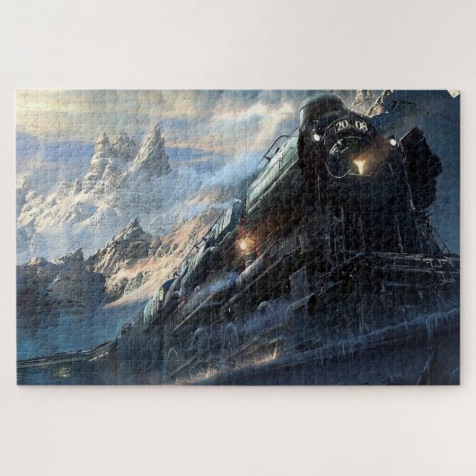 Locomotive à vapeur #28 Jigsaw Puzzle 1014 pc. (Horizontal)