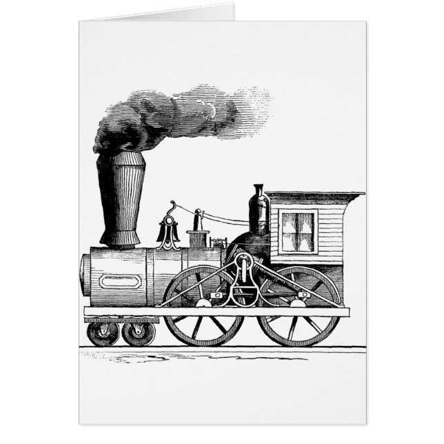 Locomotive à vapeur ancienne (Devant)
