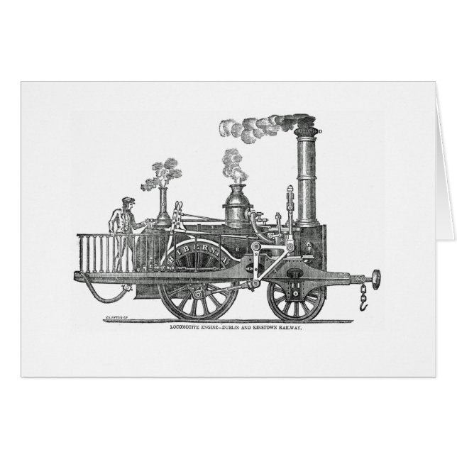 Locomotive à vapeur précoce (Devant horizontal)