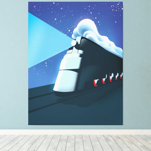 Locomotive Art Déco (Insitu (Plancher de Bois))