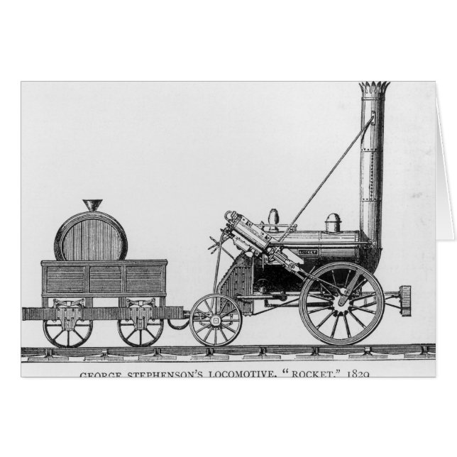 Locomotive de George Stephenson, "Rocket", 1829 (Devant horizontal)