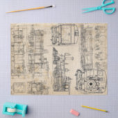 Locomotive Love Tissuepapier (Craft)