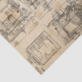 Locomotive Love Tissuepapier (Detail)