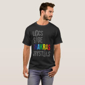 Locs Sage Chakras Crystals Black History Maand Afr T-shirt (Voorkant volledig)