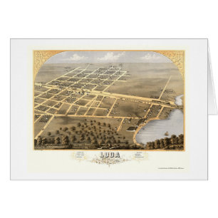 Loda, IL Panorama Map - 1869