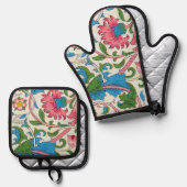 Lodden, William Morris Ovenwant & Pannenlap Set (Voorkant / Achterkant)