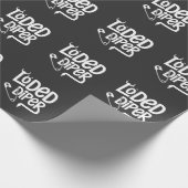 Loded Diper Funny New Parents Dad Humor Diaper Cadeaupapier (Hoek)