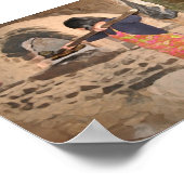 L'odeur du pin á l'huile Oils Atwork Poster (Hoek)