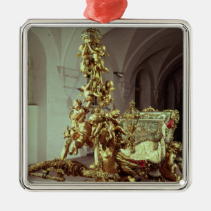 Lodewijk II-slee gebouwd 1872-80 Metalen Ornament