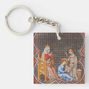 Lodewijk IX van Frankrijk Patroon van Koningen Kun Sleutelhanger