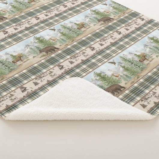 Lodge Bear Plaid (3/4)