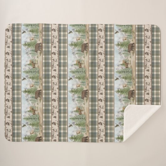 Lodge Bear Plaid (Devant (Horizontal))