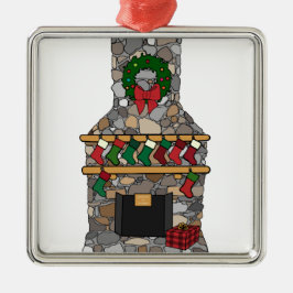 Lodge Fireplace Ornament