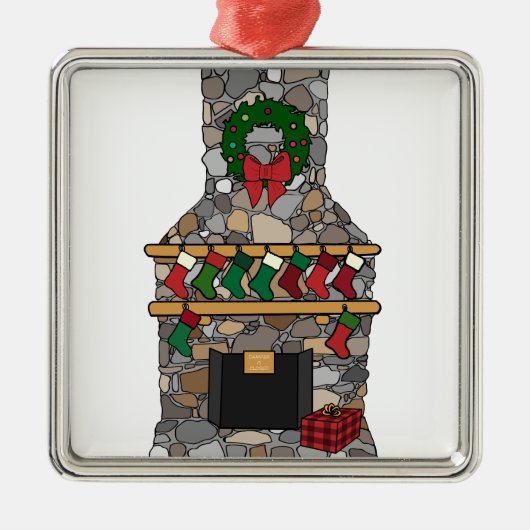 Lodge Fireplace Ornament (Voorkant)