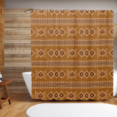 Lodge stijl douchegordijnen stijl 1