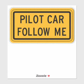 Lodgeauto Volg Mij Sticker