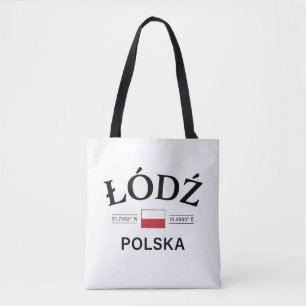 Lodz Polska (Polen) Poolse coördinaten Draagtas
