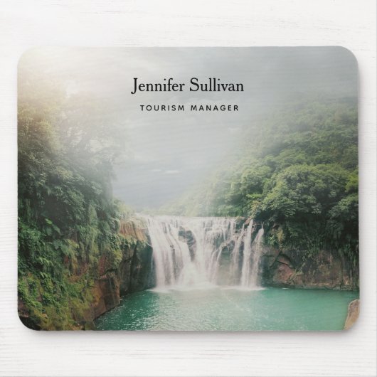 Loefwaterval in een bergbos muismat (Voorkant)