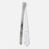 Loefwaterval in een bergbos stropdas (Achterkant)