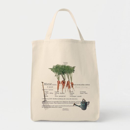 Loefwortelen uit zaden voor het eerst tote bag (Voorkant)