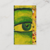 L'oeil - carte de visite de conscience d'or et (Dos)