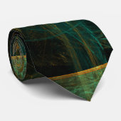 L'oeil de la Cravate d'art Abstraite de la Jungle (Roulé)