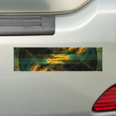 L'oeil de la Jungle Sticker Abstrait Art Bumper (En voiture)