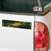 L'oeil de la Jungle Sticker Abstrait Art Bumper (Sur camion)