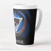 L'oeil de l'initiative Latte Mug (Angle droit)