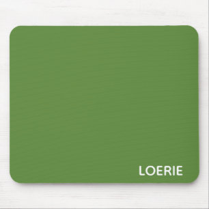 Loerie groene kleur naam muismat