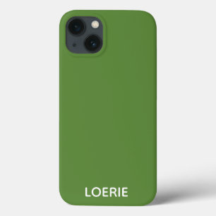 Loerie groene kleurnaam Hoesje-Mate iPhone case