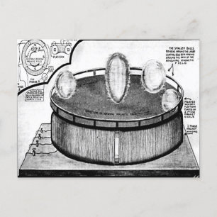 L'Oeuf de Tesla à la carte postale de l'exposition