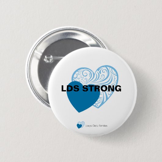 Loeys-Dietz Take Heart Button (Voorkant /achterkant)