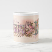 "Lof de Heer"  pastels Extra Grote Beker (Voorkant)