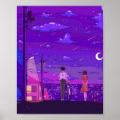 Lofi-esthetisch Poster (Voorkant)