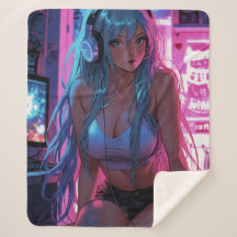 Lofi Gamer Meisje | Chille Anime Esthetiek